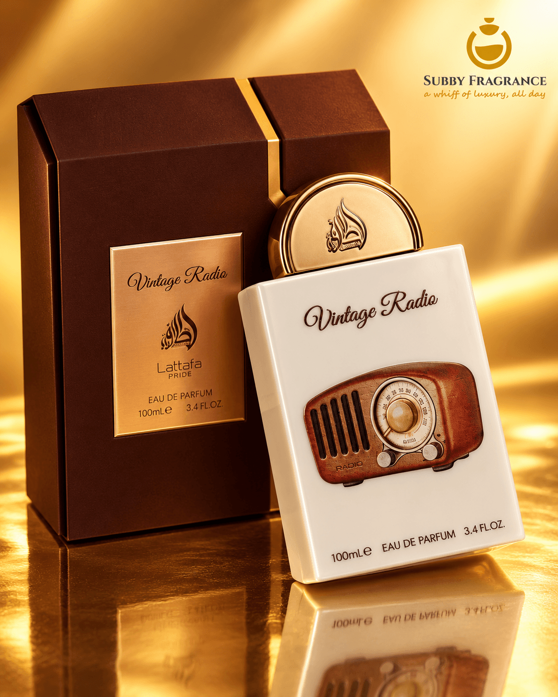 Lattafa Pride Vintage Radio – 100ml Eau de Parfum 📻✨